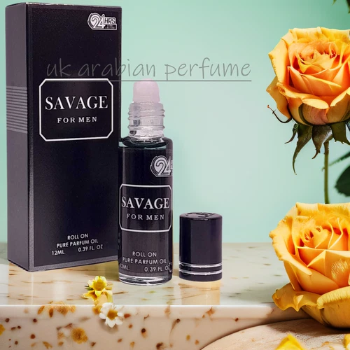 SAVAGE For Men Pure Perfume Oil 12ml ATTAR Roll On