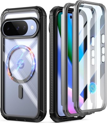 Poetic Google Pixel 10 / 10 Pro Hülle integrierter Displayschutz und MagSafe Clear
