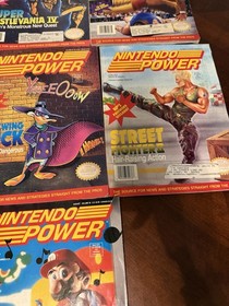 Huge Vtg Nintendo Power Magazine Lot w Posters NES SNES  Castlevania