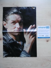 Falco autograph signed 28x42 cm poster folded ACOA