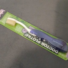 Mouthwatchers Soft Flossing Bristles Folding Travel Toothbrush Soft Blue/White