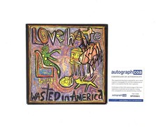 Love/Hate Jizzy Pearl Signed Wasted In America Vinyl Record Quiet Riot Ratt ACOA