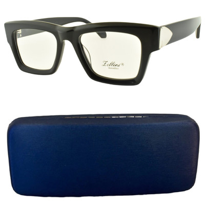 NEW ZELLINI LUNETTES MB 1456C1 Black Rectangle Full Rim Optical Frame Eyeglasses