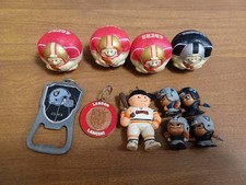 Junk Drawer Lot Vintage Sports Trinkets Smalls flaws 