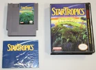 Startropics (Nintendo NES, 2000) Cartridge, Manual, and custom BitBox case