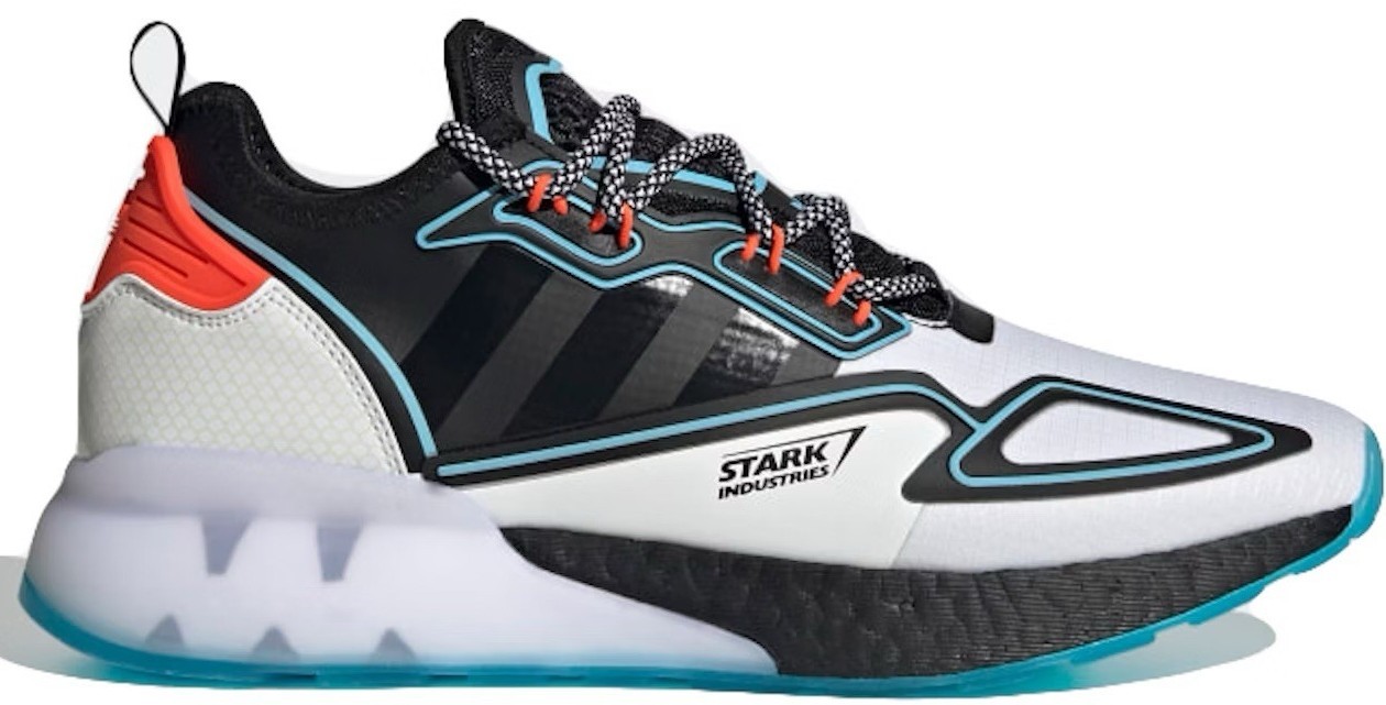 adidas×MARVEL Size 10.5 - Marvel x adidas ZX 2K Boost Stark Industries - White