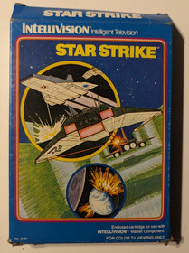Star Strike Intellivision Video Game Cartridge 1981 Complete CIB Box Tested Fast