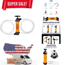 Effortless Fluid Transfer Pump - Ideal for Cars, RVs, and More Applications