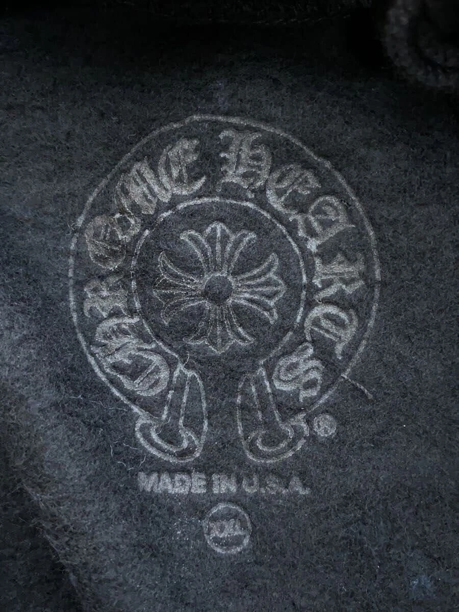 Felpa con cappuccio zip ferro di cavallo CHROME HEARTS Maiami esclusiva Miami XXL cotone usata