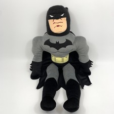 24" Batman Cape Crusader Large Plush Pillow Gray Black Yellow TM  DC Comics