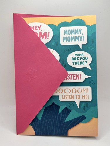 Mother’s Day Card For Mom Funny Pop-Up 3D Tree Cute Birds Hallmark Card NEW - Picture 10 of 11