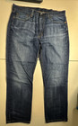 Levi's 514 Jeans Dark Blue Straight Fit Stretch Cotton Blend custom hemmed 28" — photo 7