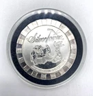 1 oz .999 fine silver round SilverTowne poker chip