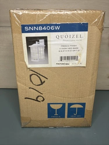 Quoizel SNN8406 Stonington 1 Light 11" Tall Outdoor Wall Sconce - Fresco - Picture 2 of 5