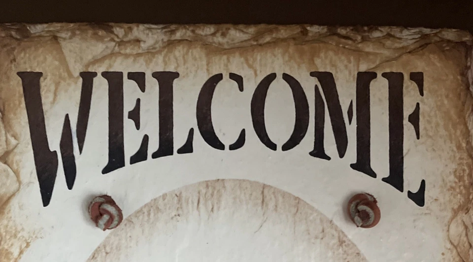 Letrero de bienvenida Shetland Sheep Dog Collie pizarra Sheltie excelente Foto 3 de 4