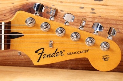 Fender FSR Black Paisley Stratocaster HSS Upgraded Noiseless PU