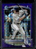 2025 Bowman Draft Sean Gamble Chrome Purple Geometric Refractor 1st #/250 Royals