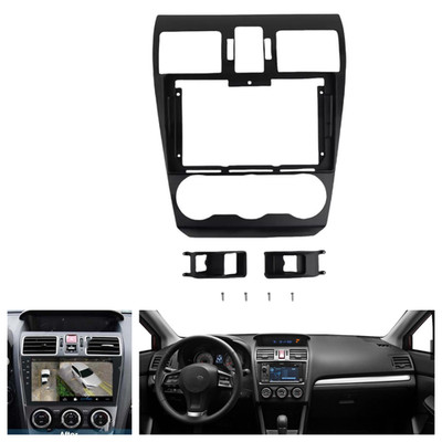 For SUBARU IMPREZA 2013-2015 Car Stereo Radio Fascia Dash Plate Frame Trim 2DIN