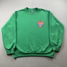 EarthGang Sweatshirt Mens Medium Green Fleece...