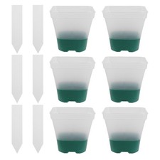 6 Sets Root Control Pot Garden Plant Pots Growing with Lids