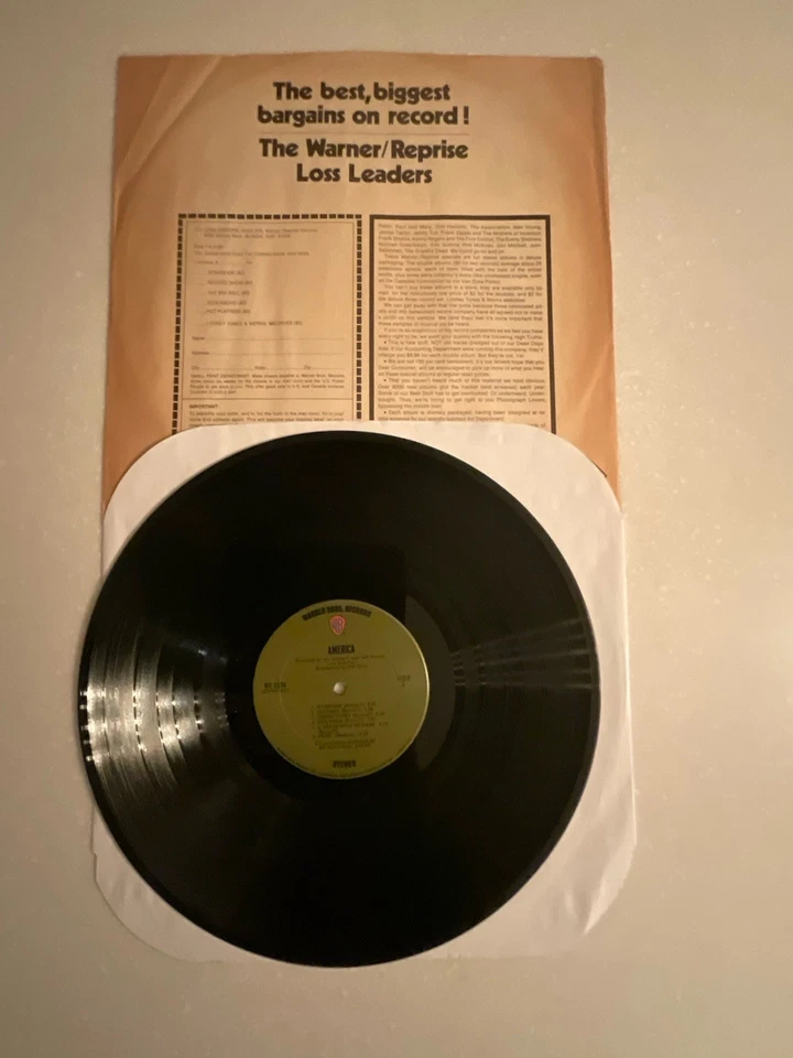 America-By America-Original-Vinyl-Record-LP - Image 3 of 3