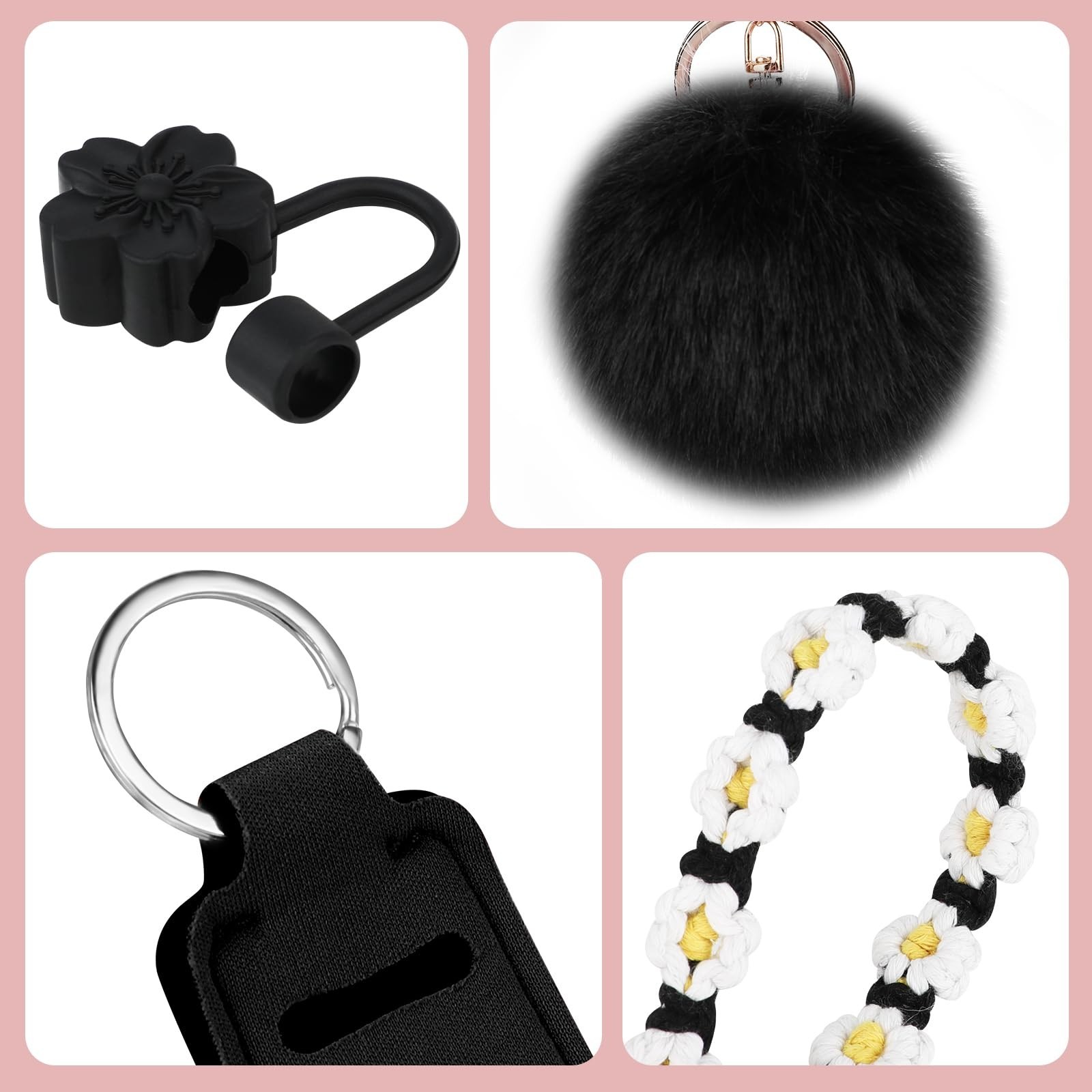 8PCS Cup Accessories for Stanley Cup 40oz 30oz Tumbler with Handle, Including...