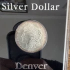 1921 Morgan Silver Dollar $1 Denver Mint 0.9 Fineness Uncertified Silver Coin