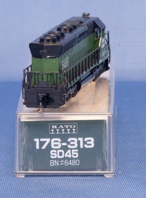KATO N Scale Burlington Northern Sd45 Road Number 6480 for sale