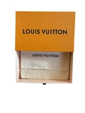 Louis Vuitton Empty Gift Box Pull Drawer Wallet Size, Set of 2