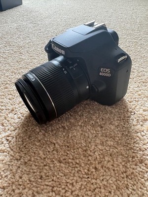 Canon EOS 4000d EF-S 18-55 mm IS II Lens Digital SLR Cameras - Black
