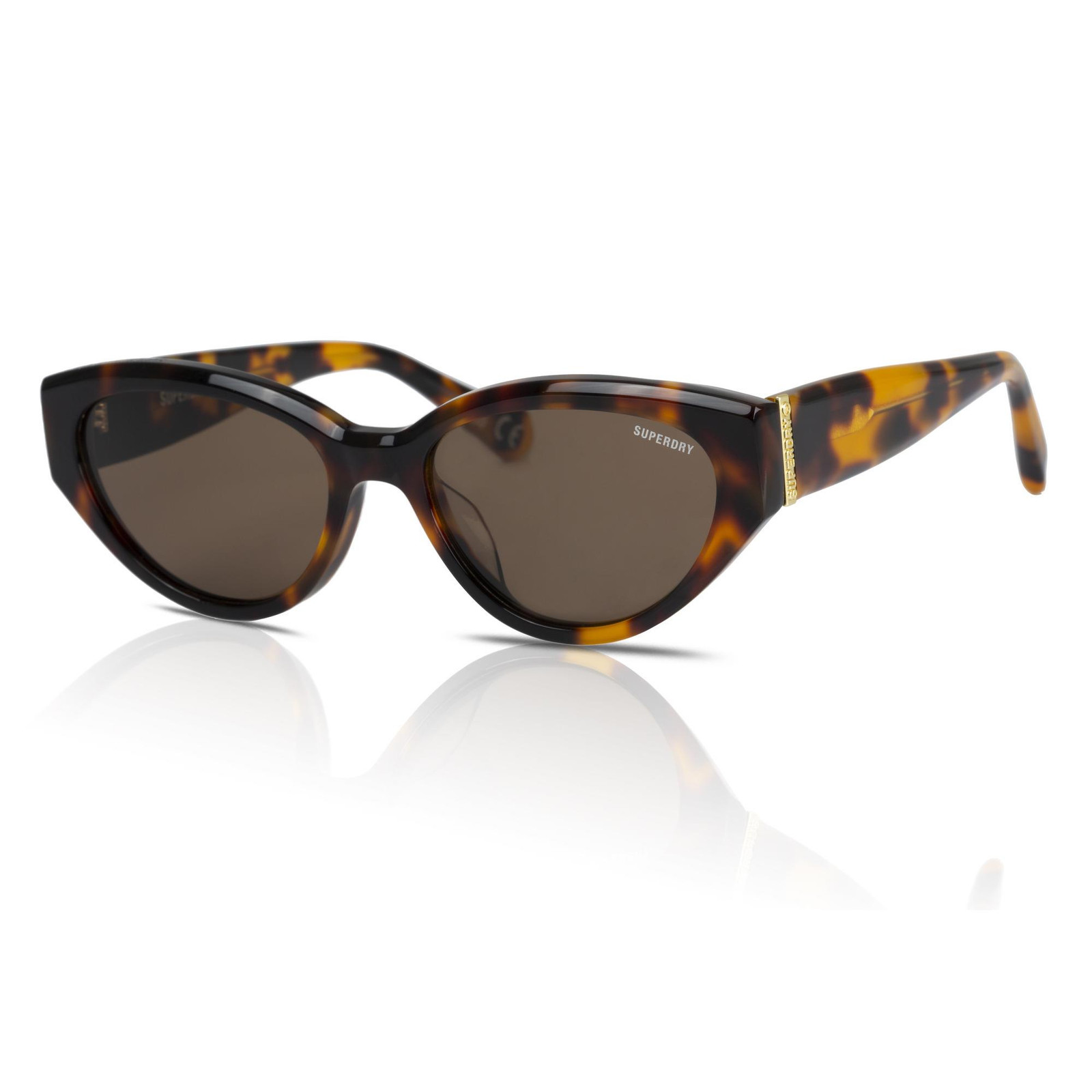 Superdry Sunglasses Women's SDS-5013 102 Tortoise/Gold/Solid Brown