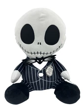 Disney Nightmare Before Christmas Jack Skellington Weighted Plush NWT Halloween