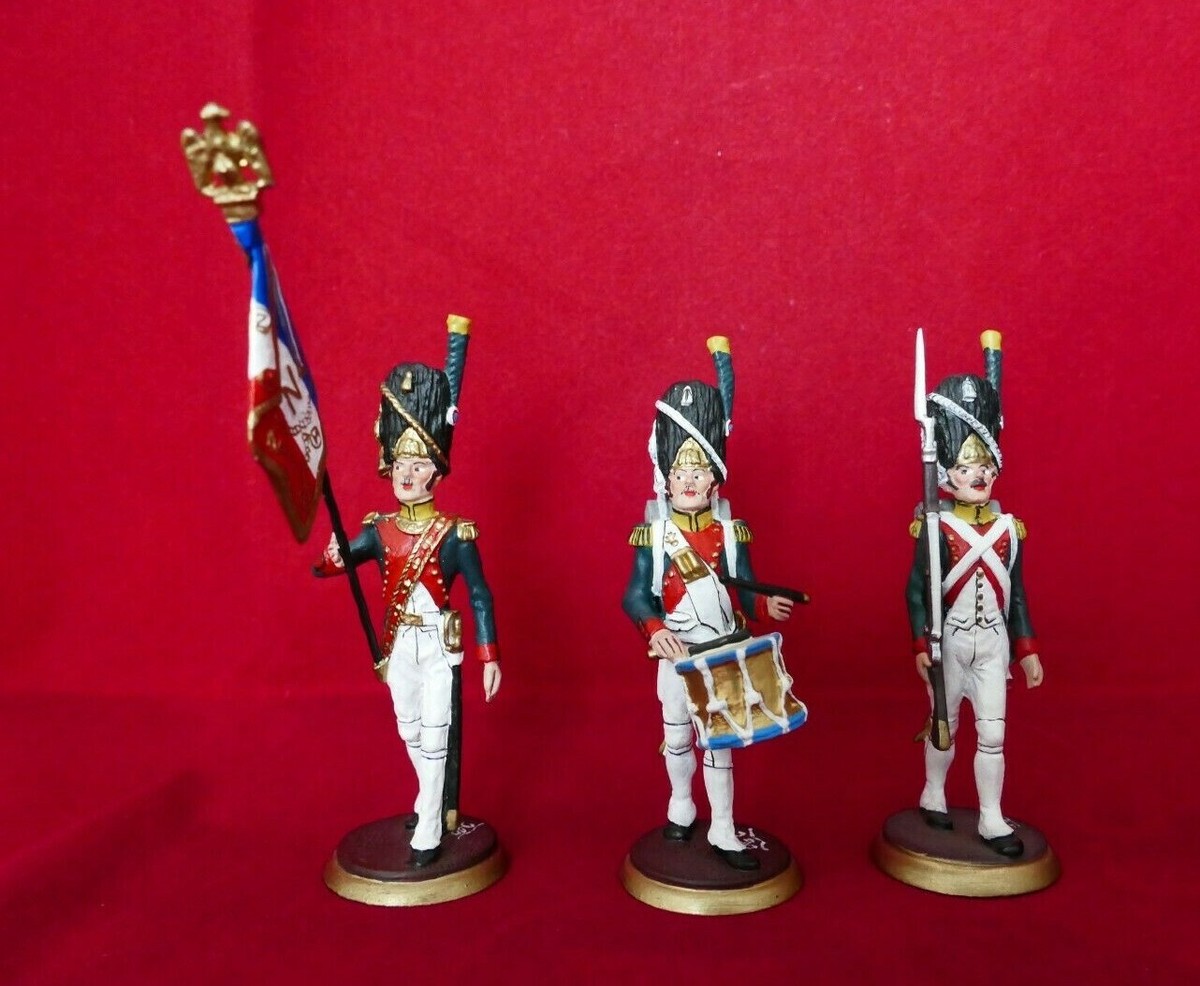 1er Empire Figurine d'Art Claude Alexandre - 2 Sapeurs de la Garde Impériale