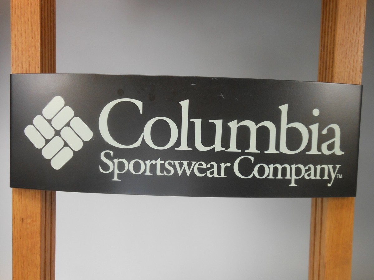 Columbia Sportswear Company Store Display Sign Holder | eBay