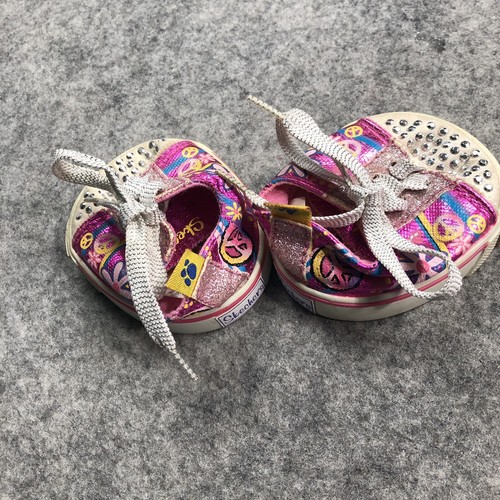 Lot 4 Build A Bear Shoes Pink Skechers Doll Girl's Sequins Satin Lace Tie toy - Picture 5 of 24