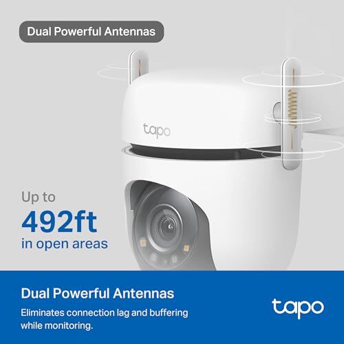 TP-Link Tapo 2K QHD Outdoor Pan/Tilt Wi-Fi Security Camera, 360° View, Motion... - Picture 3 of 11
