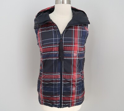 LULULEMON The Fluffiest Reversible vest sz 6 Navy Blue Cypress