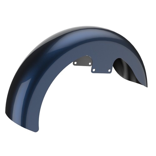 Midnight Blue 19" Reveal Wrapper Hugger Front Fender Fits 2009+ Harley Touring - Bild 4 von 9