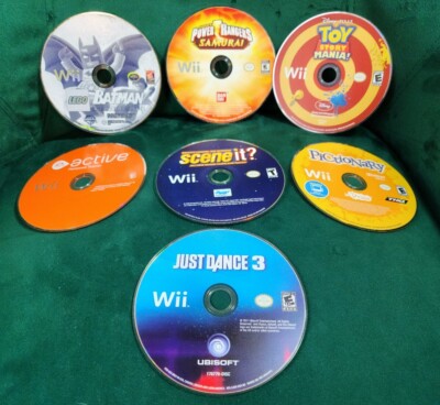 Nintendo Wii Video Game Lot 7 Games See Photos and Description for