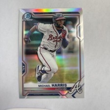 Michael Harris II 2019 Bowman Draft Refractor Parallel #BDC-86 Prospect Rookie