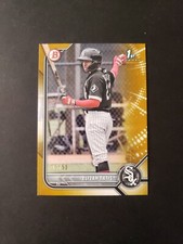 2022 Bowman Elijah Tatis Gold Parallel /50 Chicago White Sox BP-23 1st First
