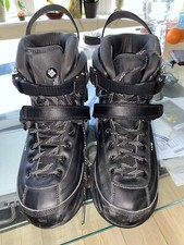 USD Carbon Black aggressive inline skates size 10