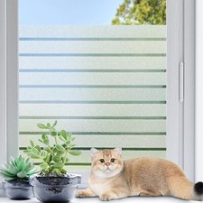 Window Privacy Film Frosted Glass Window Film Heat Blocking Window Cling Decorat