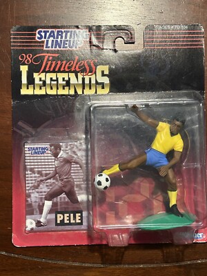 1998 PELE Timeless Legends Soccer Futbol Starting Lineup Kenner