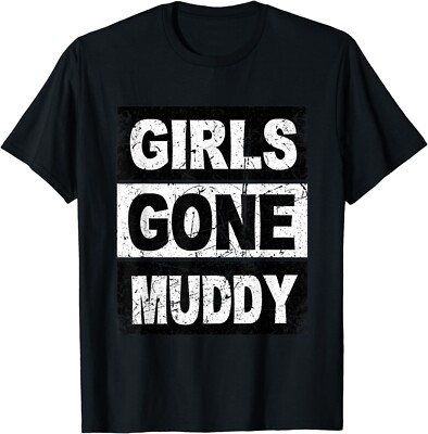 Retro Girls Gone Muddy Buddies Shirt Funny Mud Run Gift Unisex T-Shirt