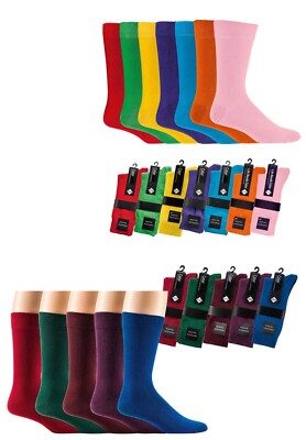 Wowerat bunte Business Freizeit Socken Trendfarben  36-41/ 39-42 /43-46 / 47-50