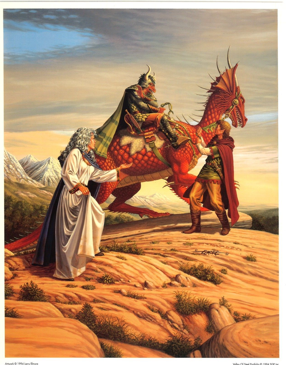 VALLEY Of STEEL Ltd Ed Art Print 3 artist Larry Elmore Sal Q Prod
