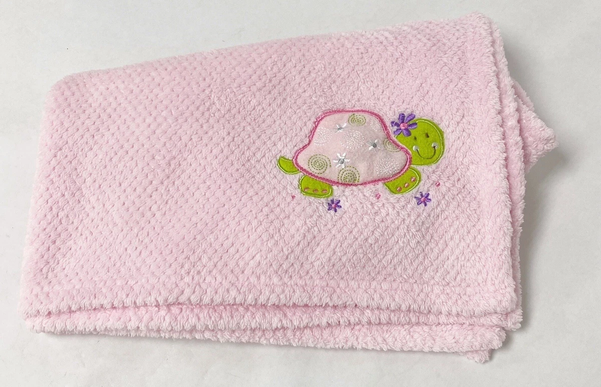 Rare Little Beginnings Pink Turtle Tortoise Purple Flower Baby