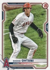 SHOHEI OHTANI 2021 BOWMAN CARD 85 LOS ANGELES ANGELS LIST 2