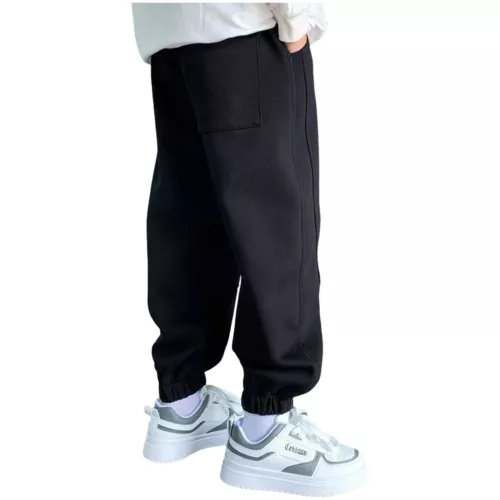 Kids Boys Joggers Baggy Sweatpants Casual Trousers Hiking Pants Picnic Bottoms - Picture 9 of 39